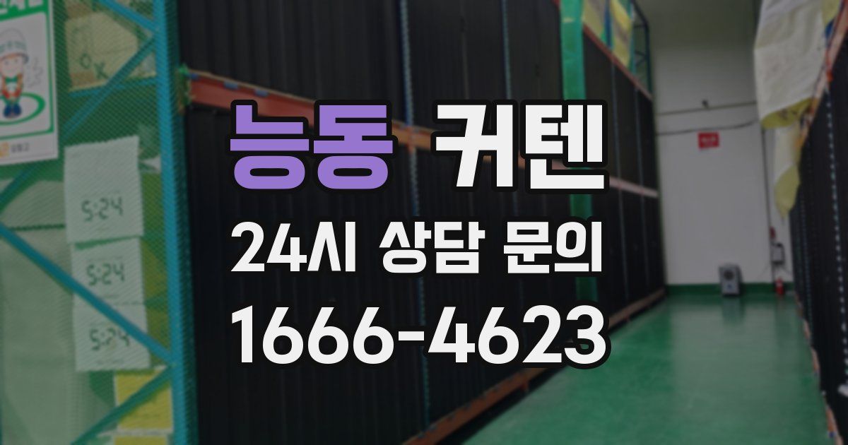 능동 커텐
