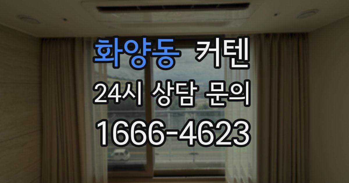 화양동 커텐