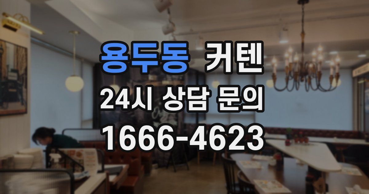 용두동 커텐