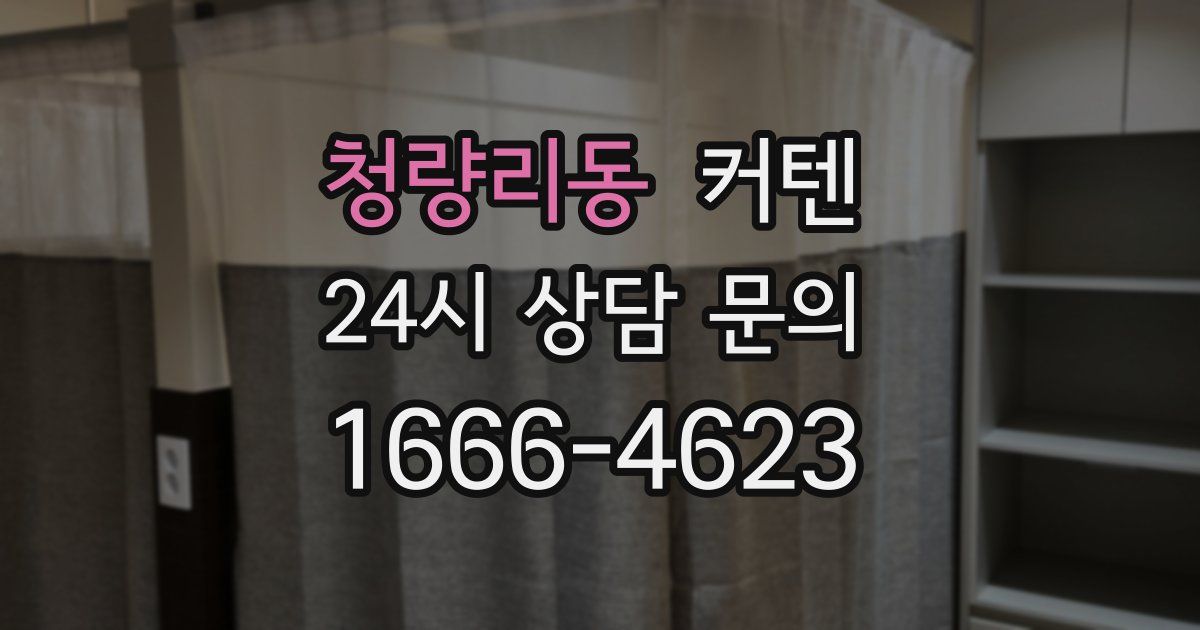 청량리동 커텐