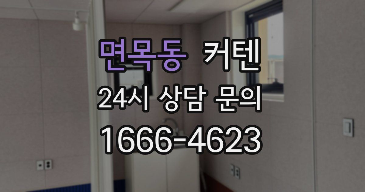 면목동 커텐