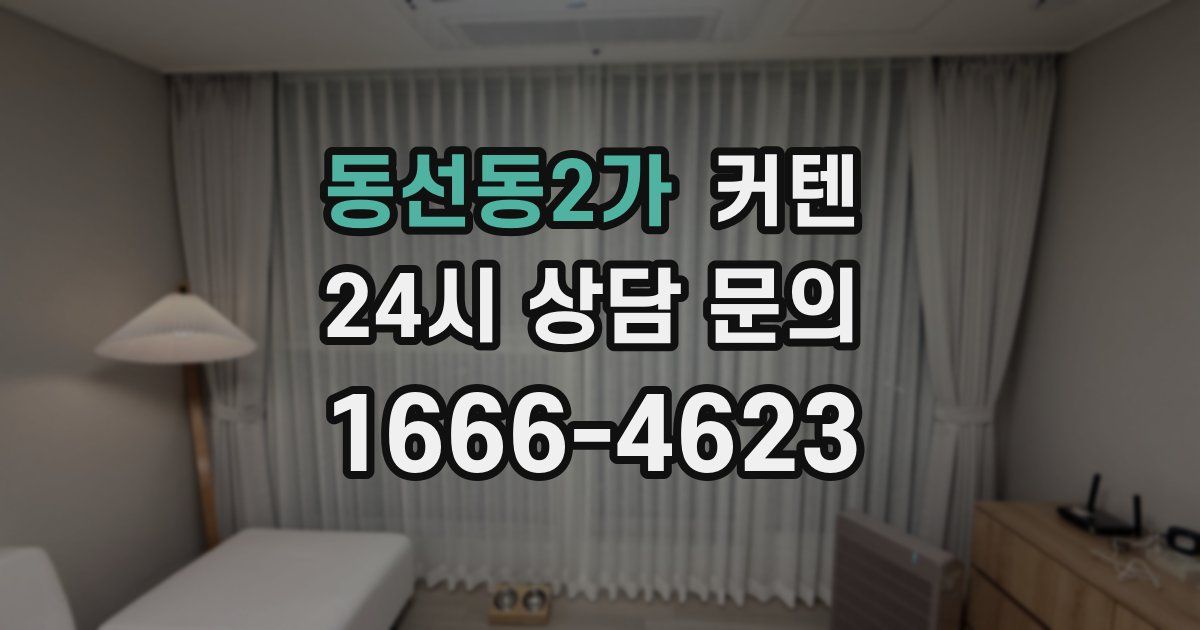 동선동2가 커텐