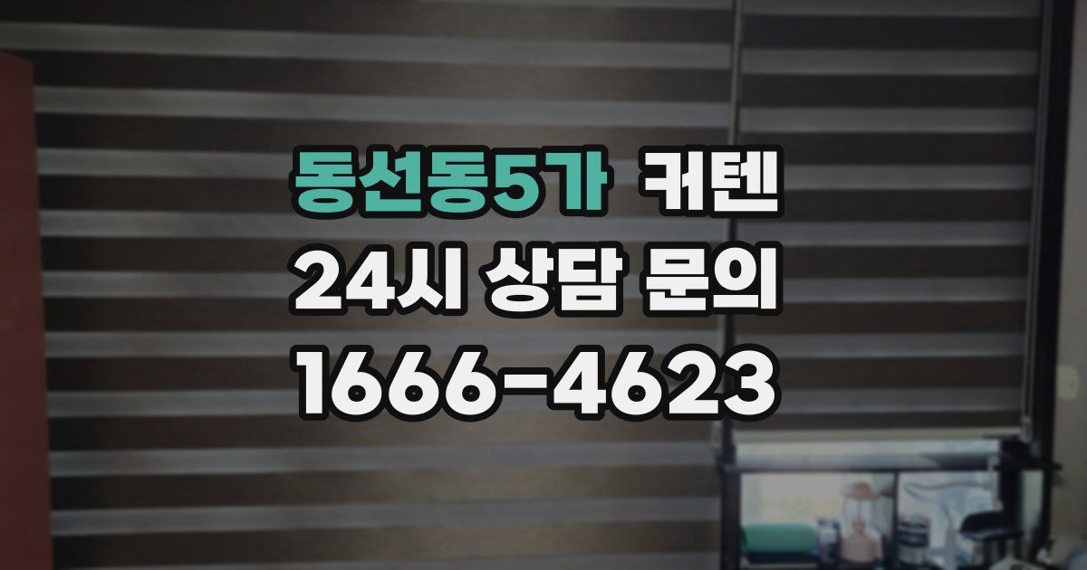 동선동5가 커텐