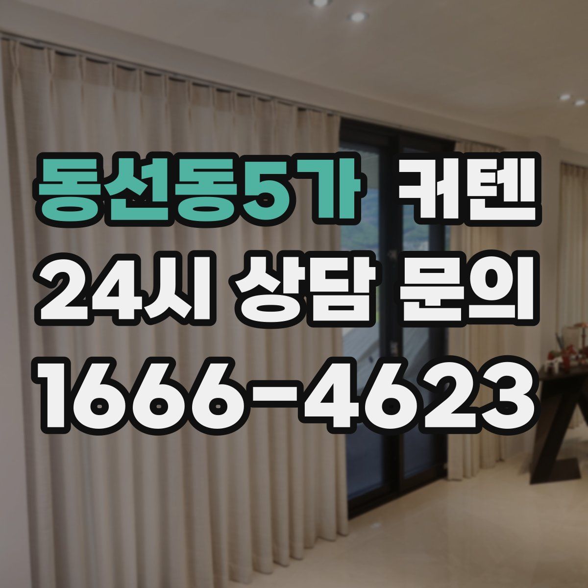 동선동5가 커텐