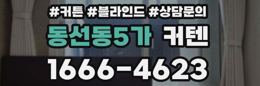 동선동5가 커텐