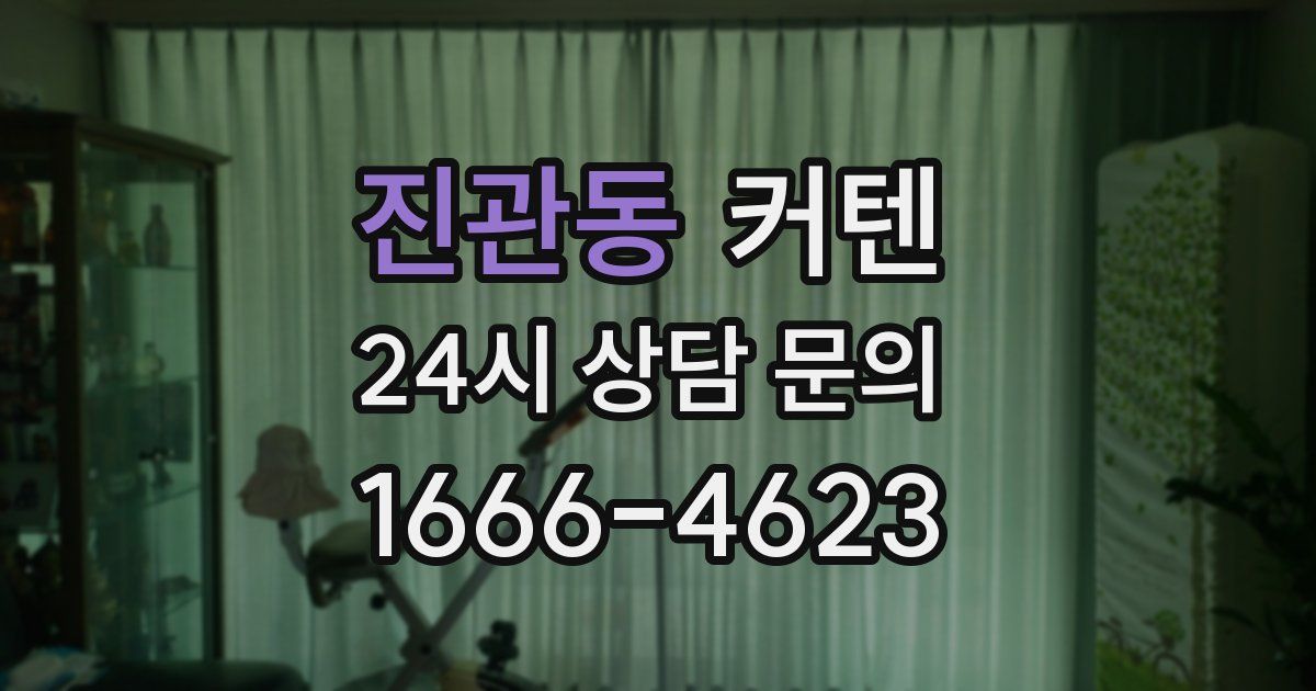 진관동 커텐