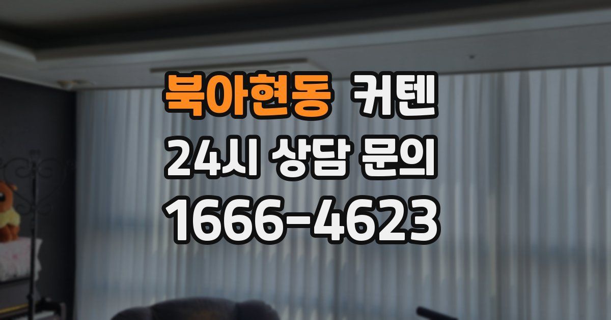 북아현동 커텐