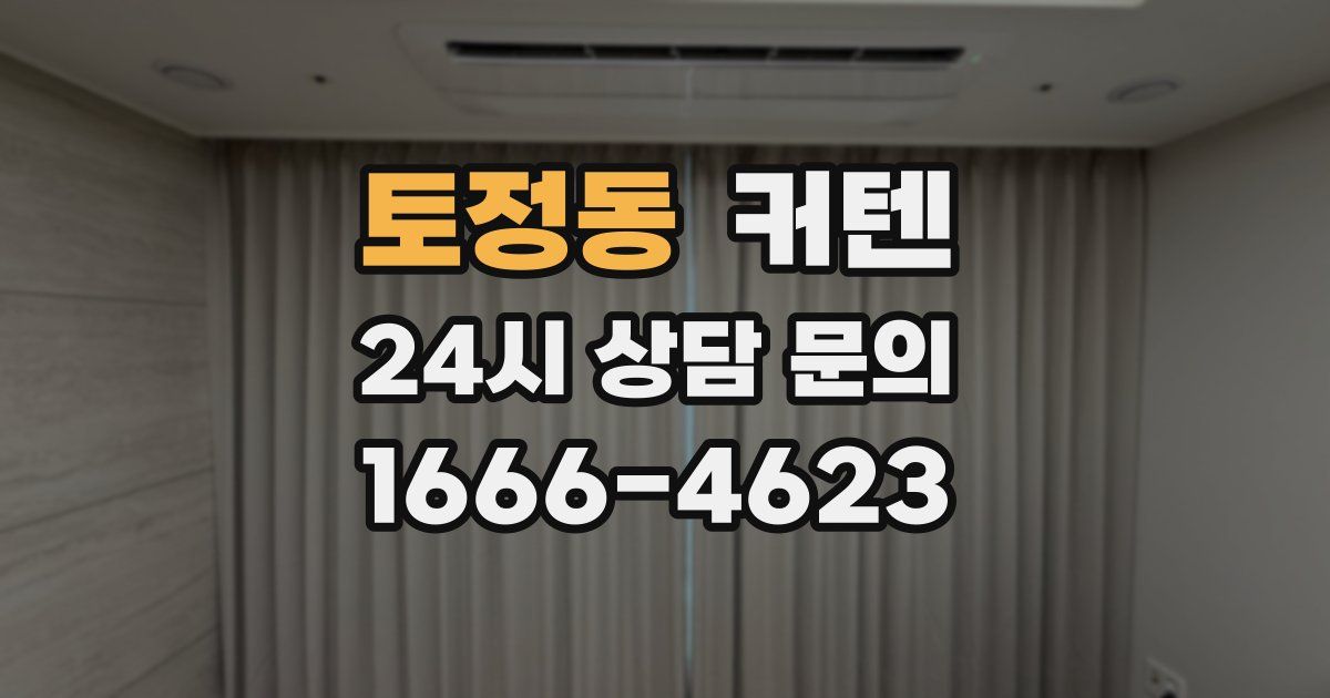 토정동 커텐