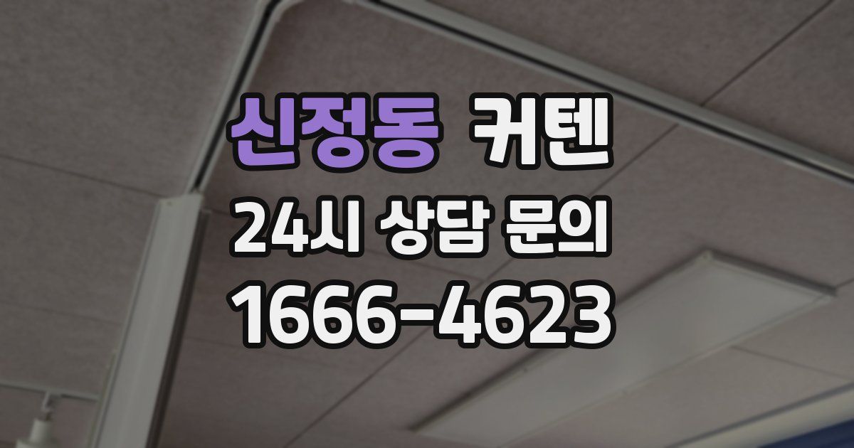 신정동 커텐