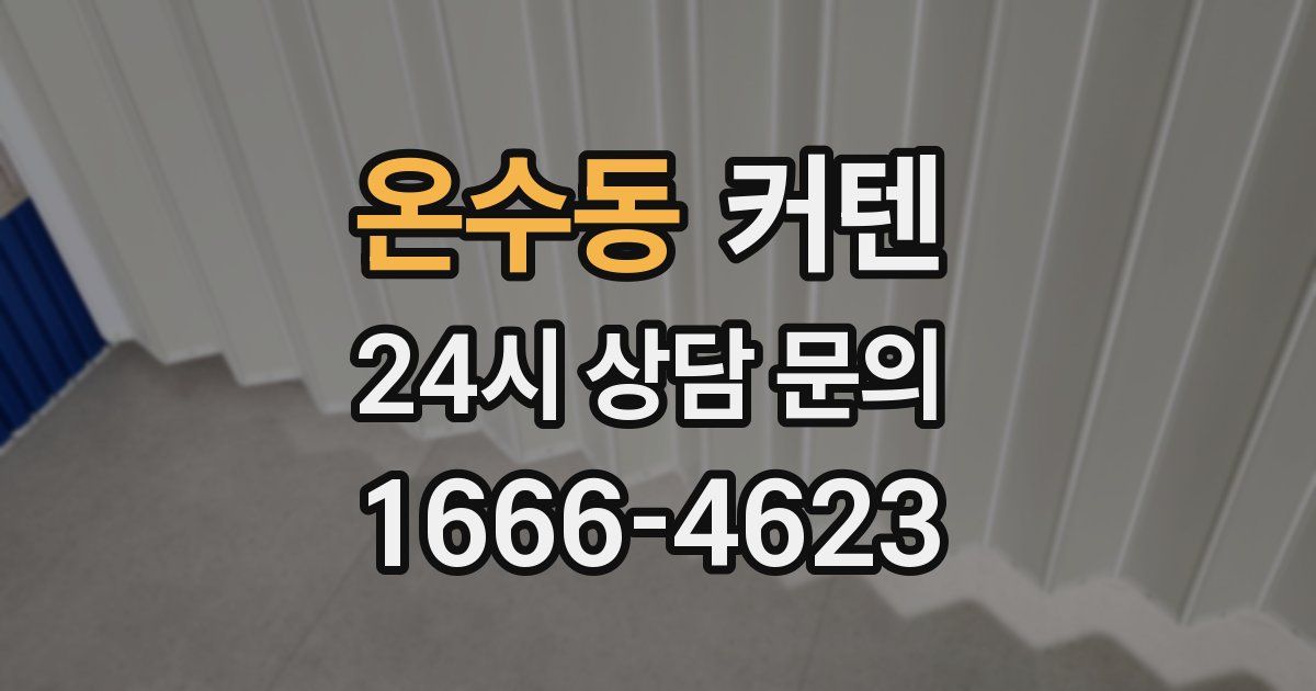온수동 커텐