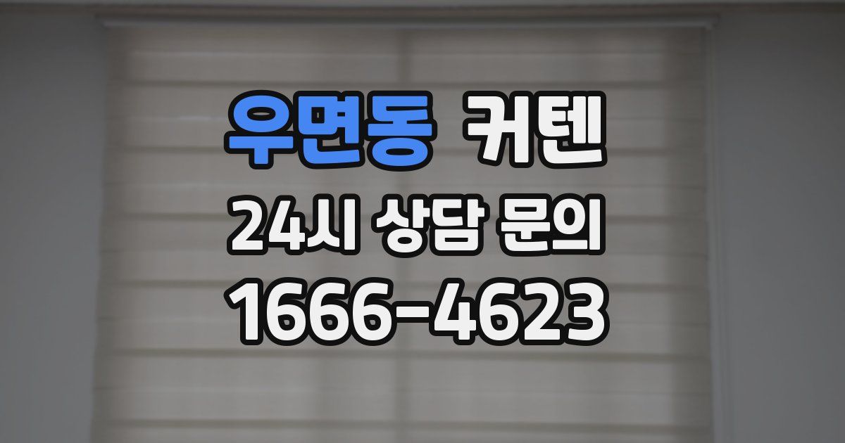 우면동 커텐