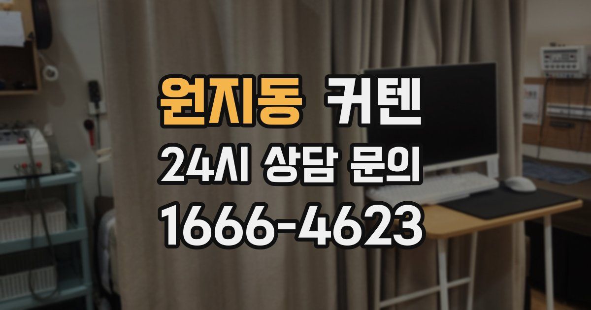 원지동 커텐