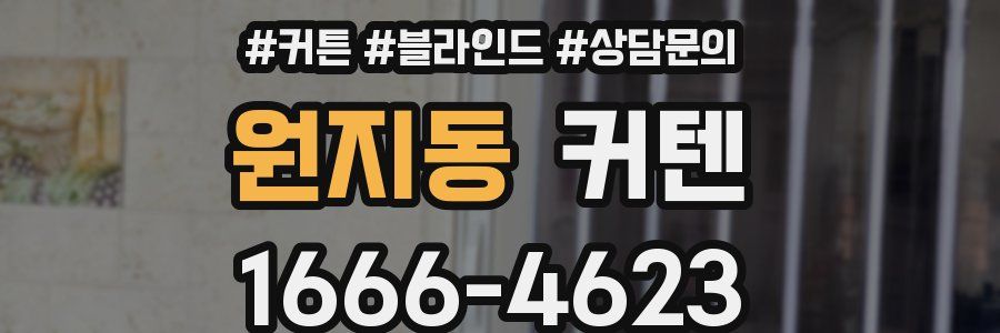 원지동 커텐