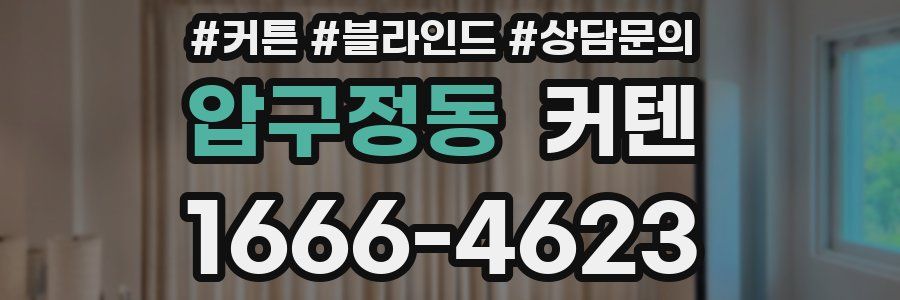 압구정동 커텐
