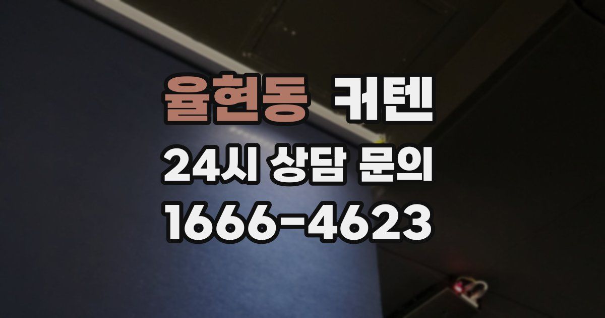 율현동 커텐