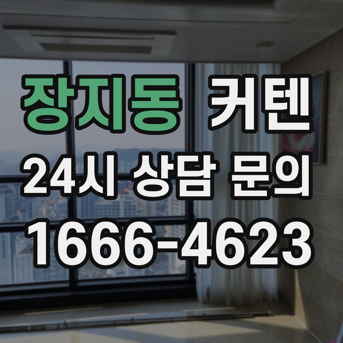 장지동 커텐