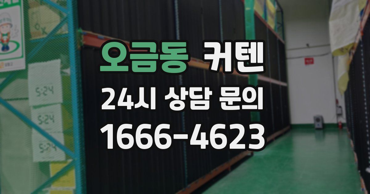 오금동 커텐