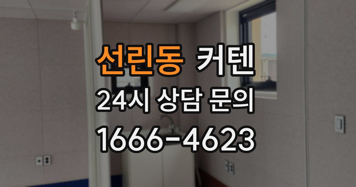 선린동 커텐