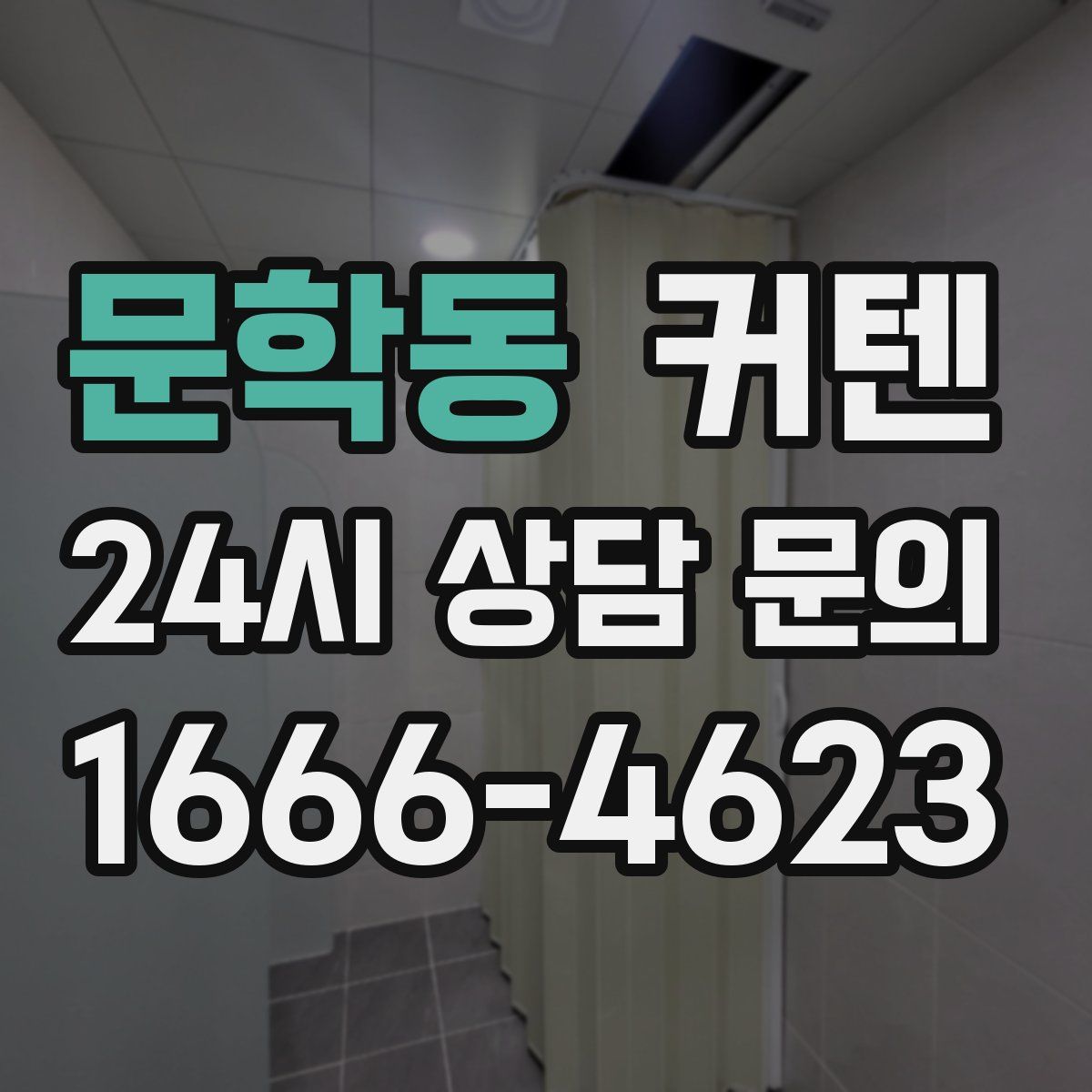 문학동 커텐