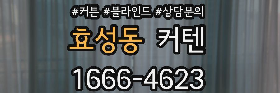 효성동 커텐