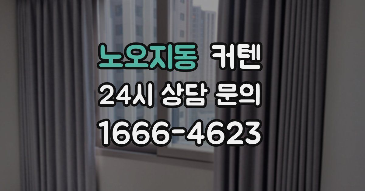노오지동 커텐