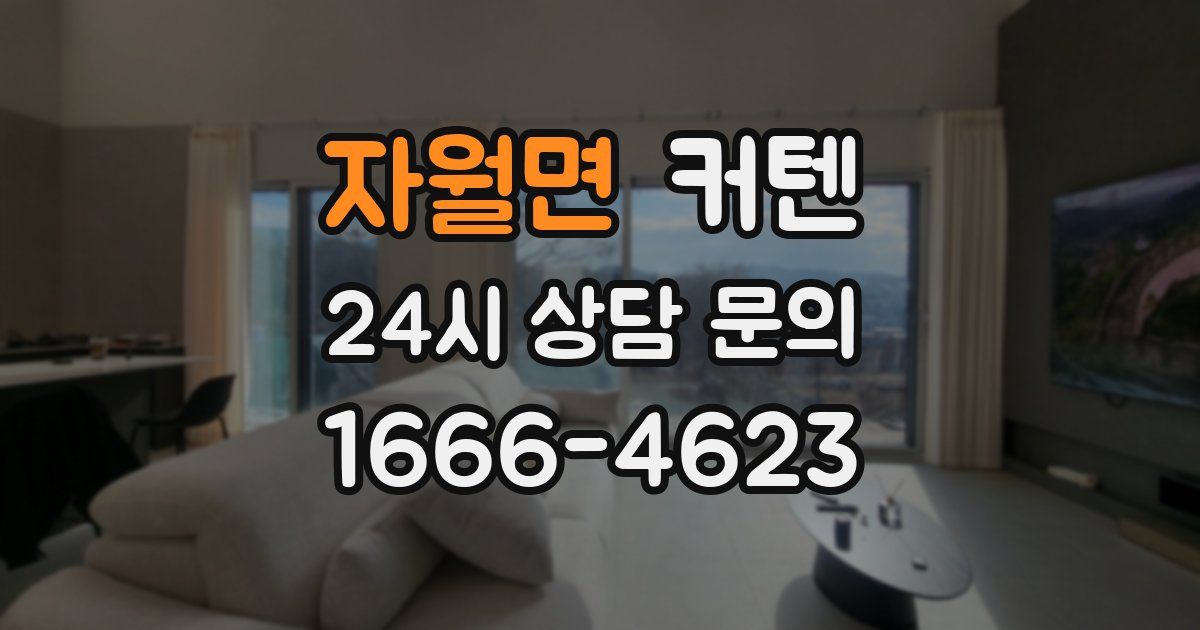 자월면 커텐