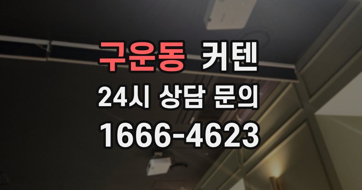 구운동 커텐