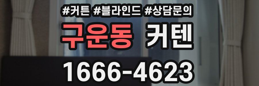 구운동 커텐