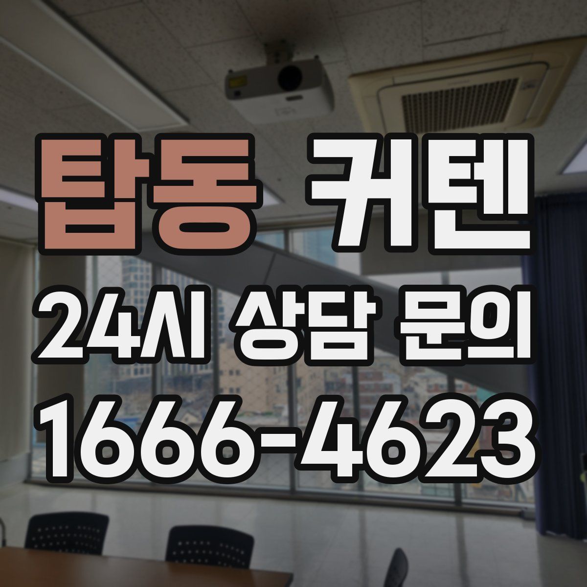 탑동 커텐