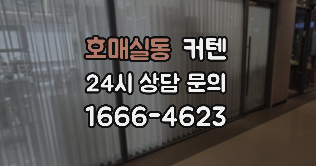 호매실동 커텐