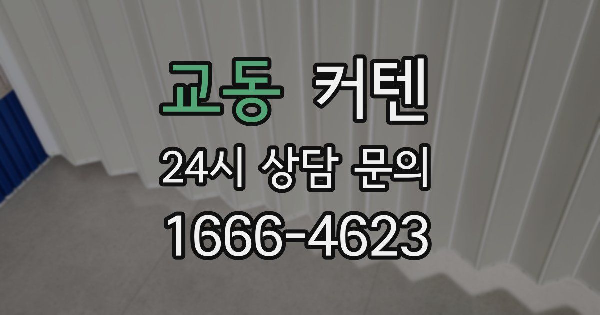 교동 커텐