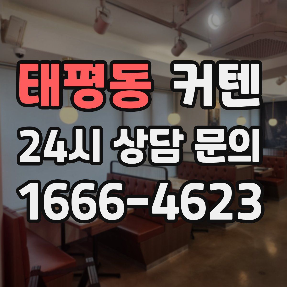 태평동 커텐