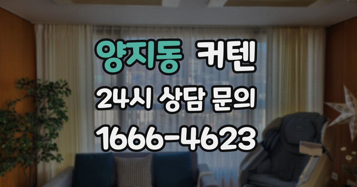 양지동 커텐