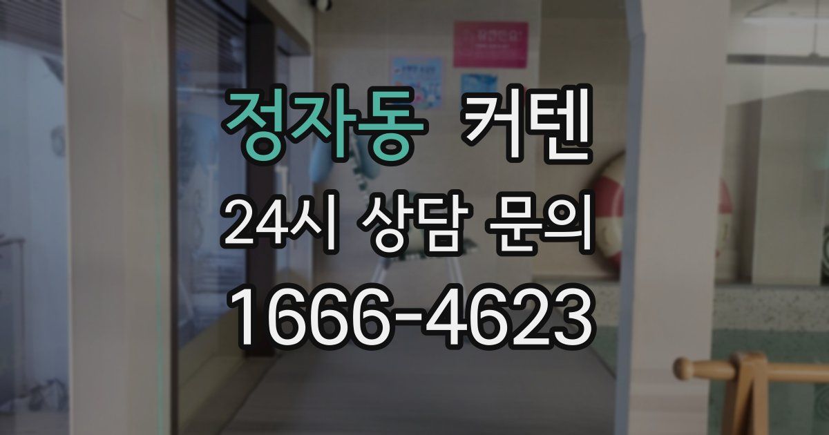 정자동 커텐