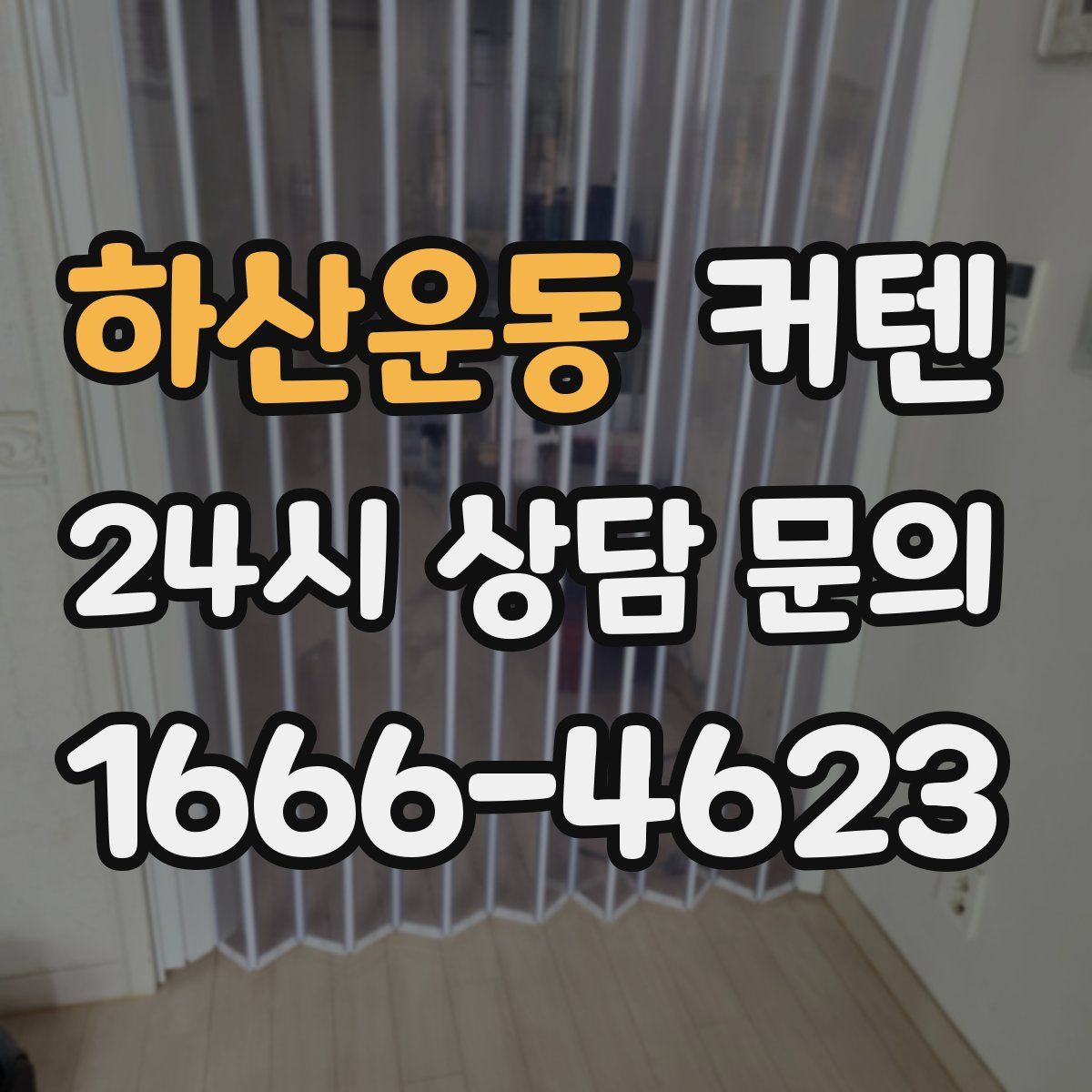 하산운동 커텐