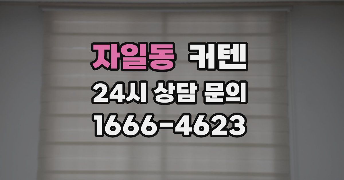 자일동 커텐