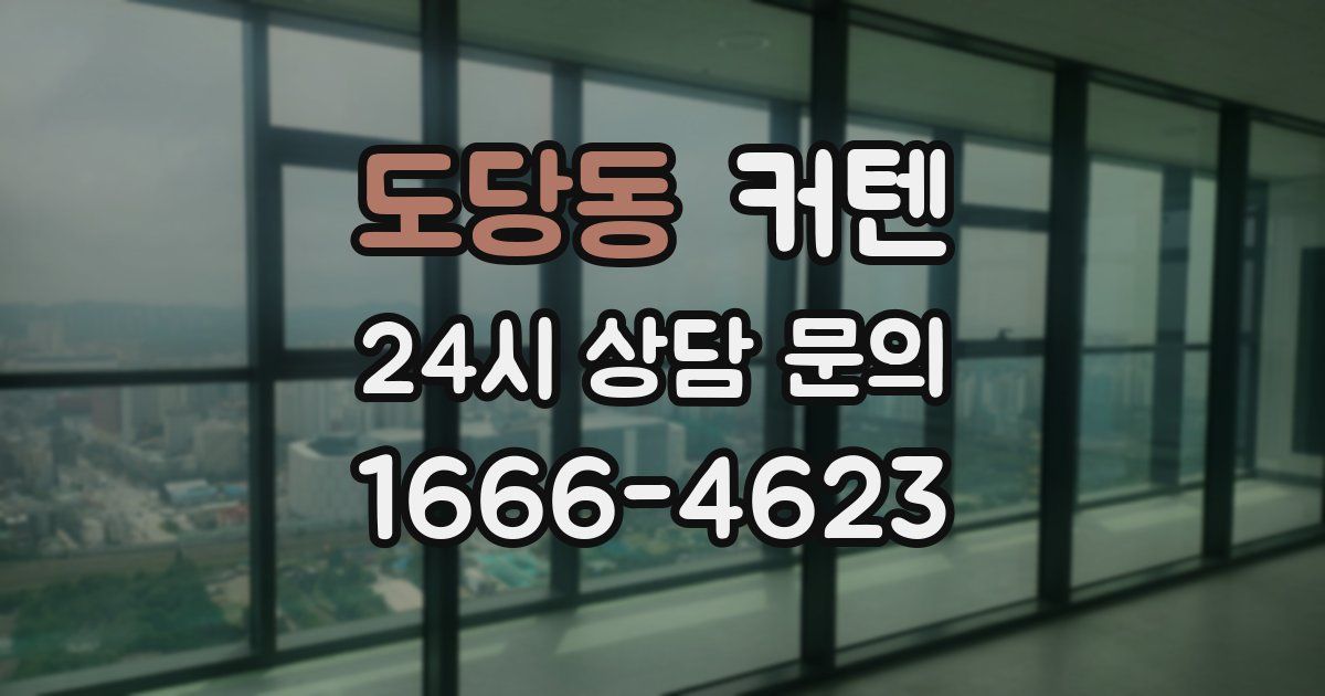 도당동 커텐