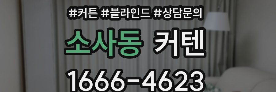 소사동 커텐