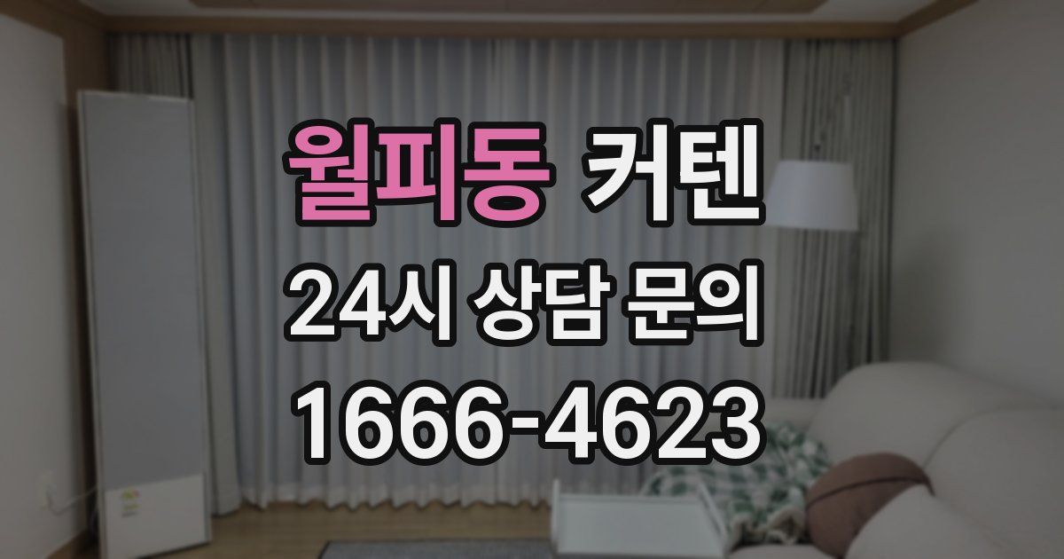 월피동 커텐