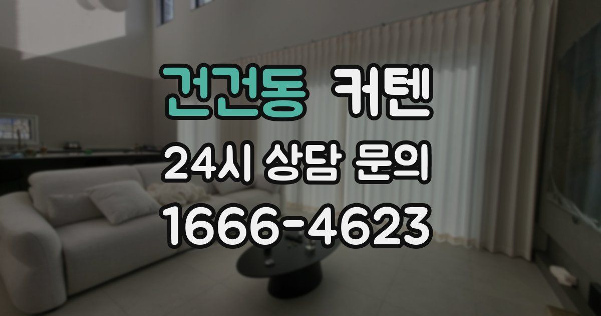 건건동 커텐
