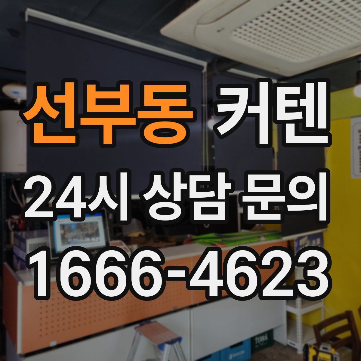 선부동 커텐