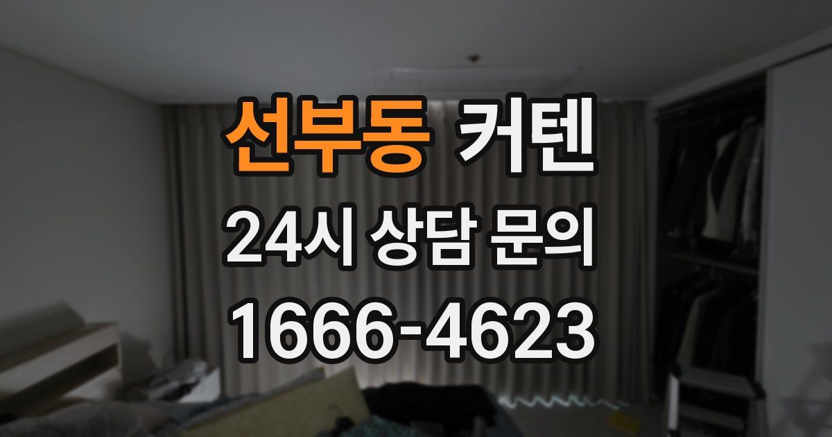 선부동 커텐