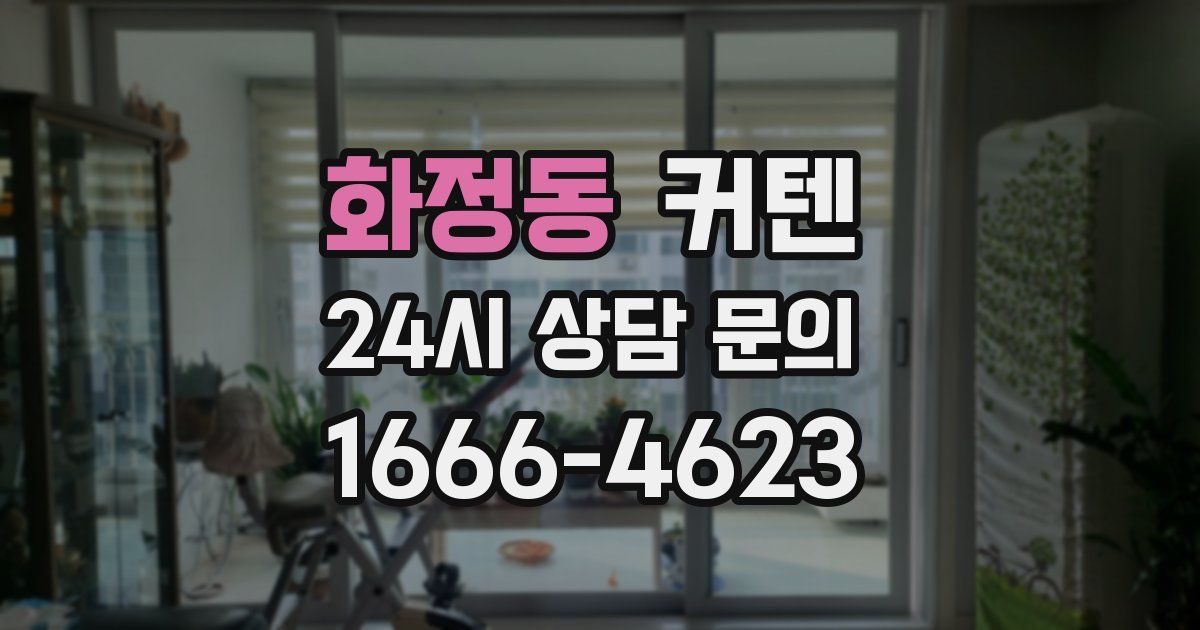 화정동 커텐