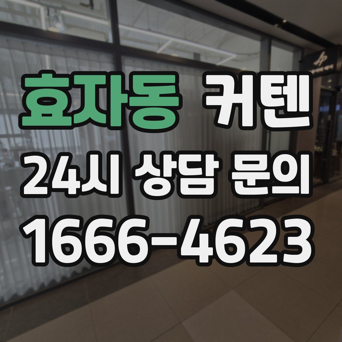효자동 커텐