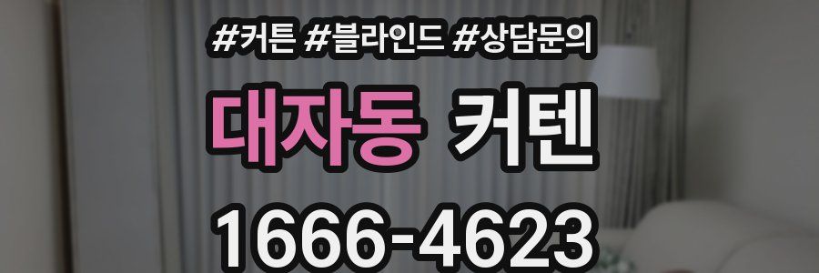 대자동 커텐