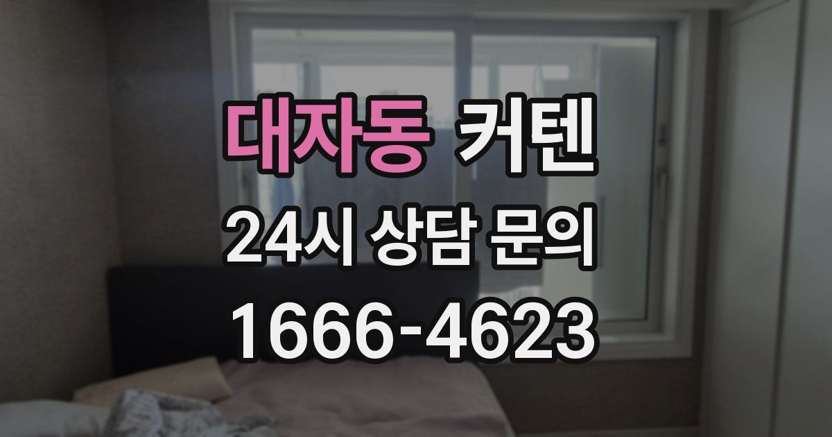 대자동 커텐