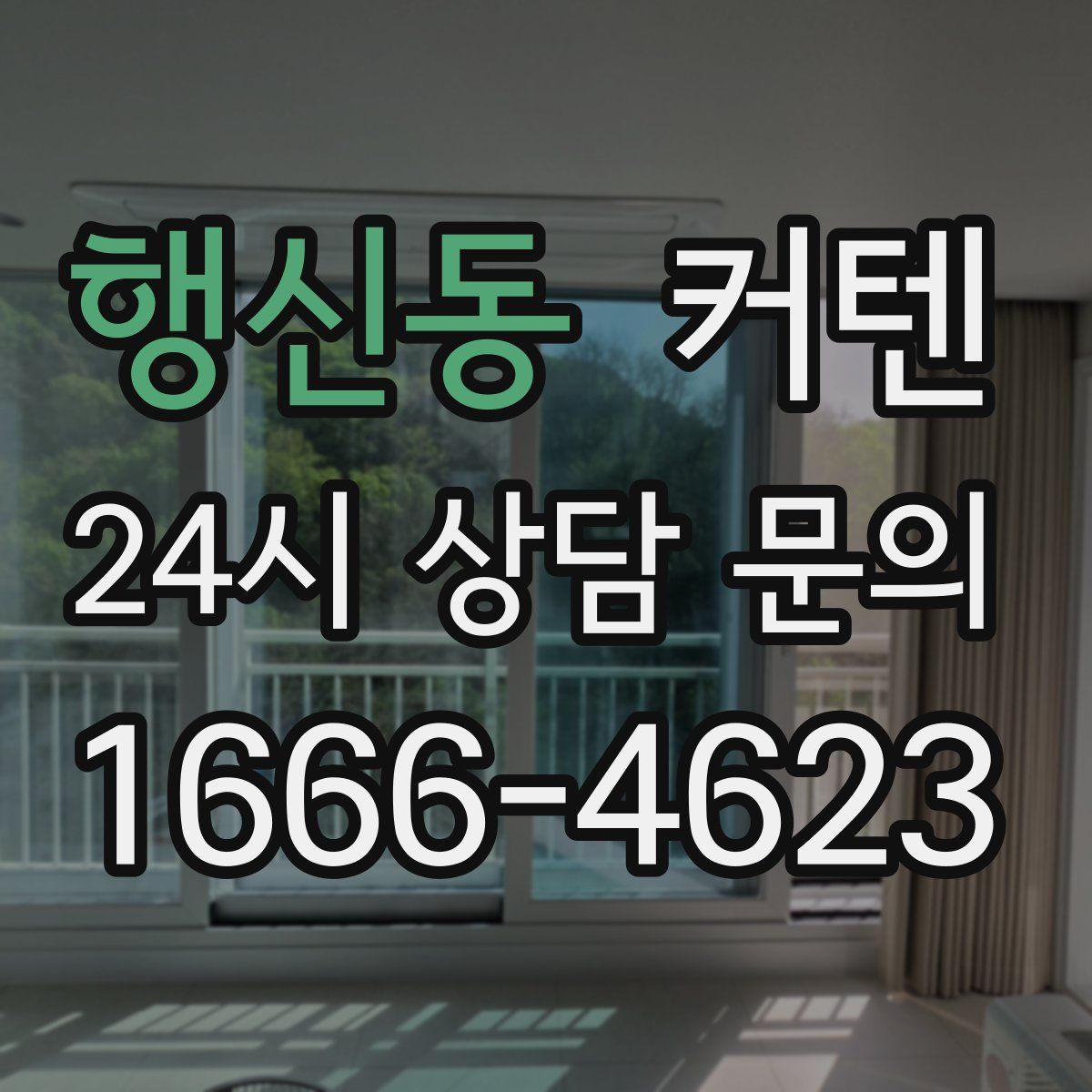 행신동 커텐