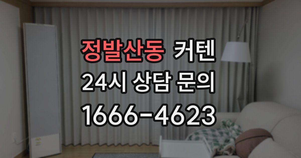 정발산동 커텐