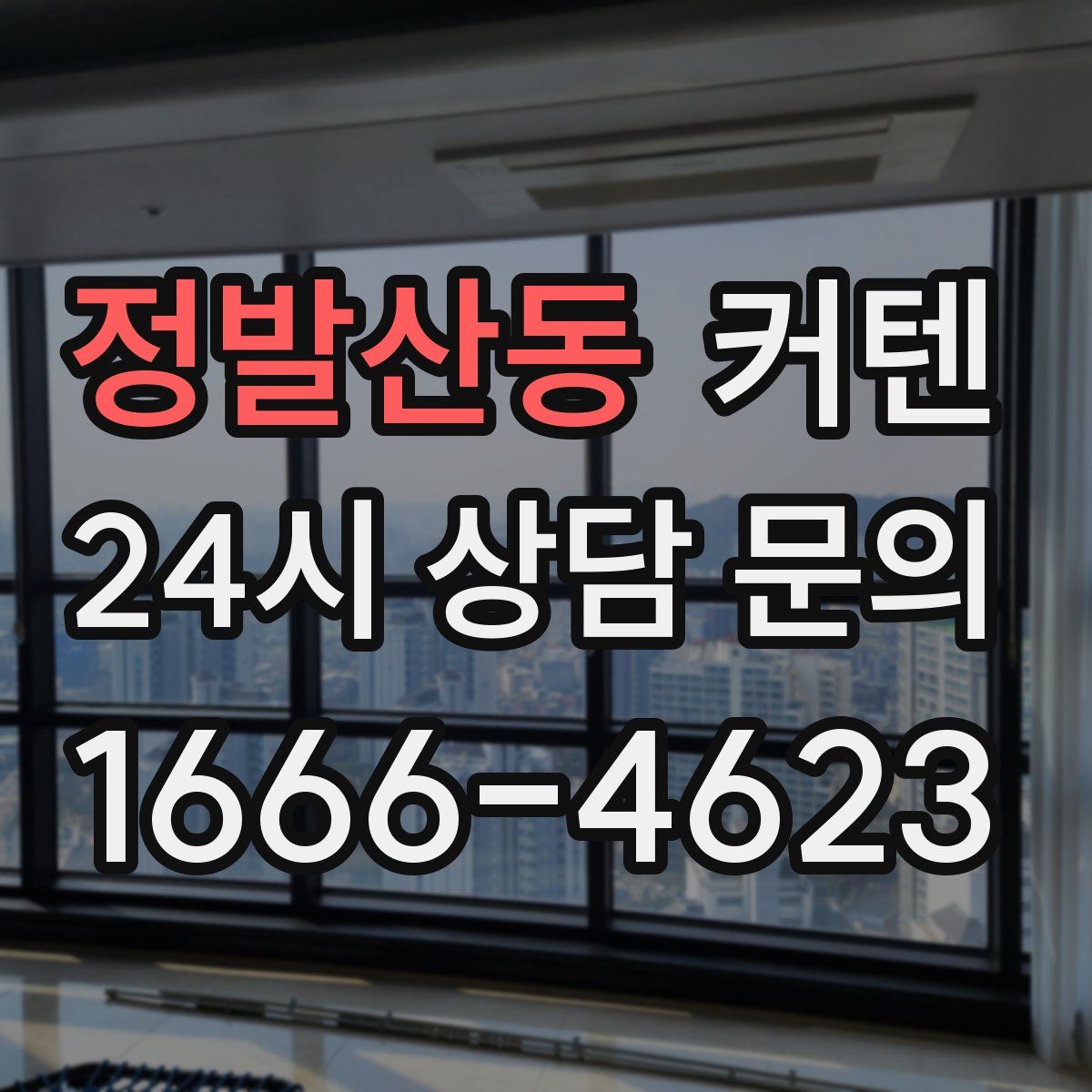 정발산동 커텐