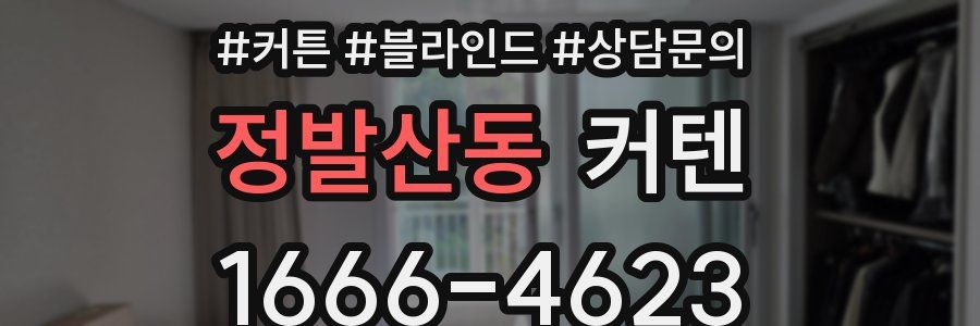 정발산동 커텐